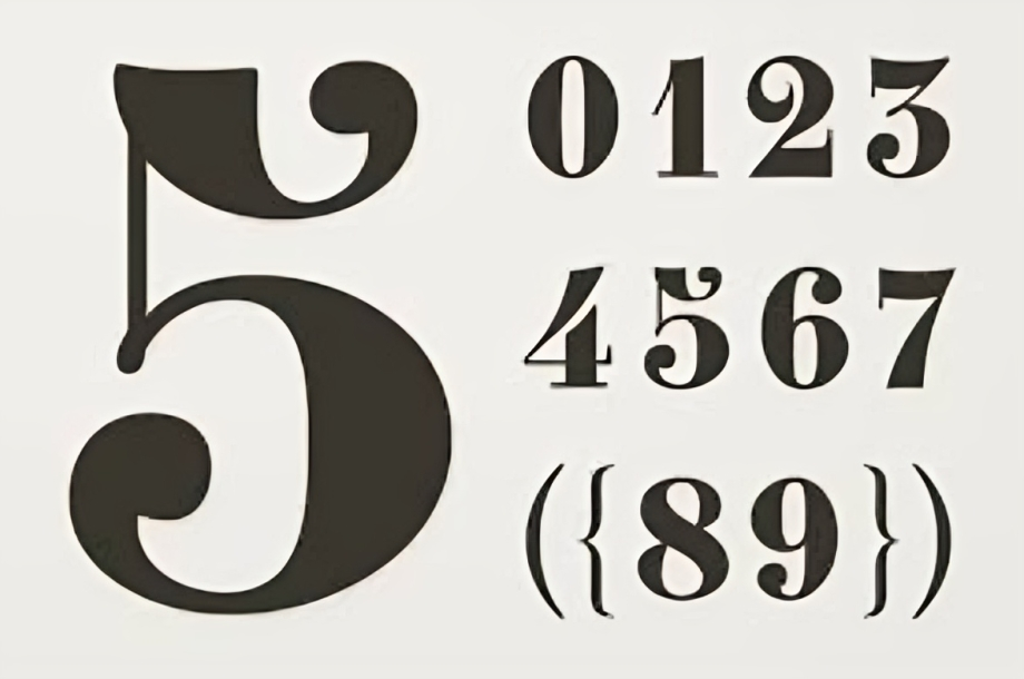 Number Fonts